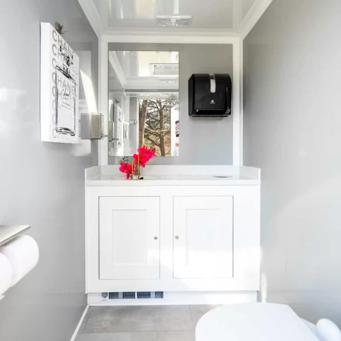 2024 OI 3 Door Private Restroom Trailer - New - Image 2